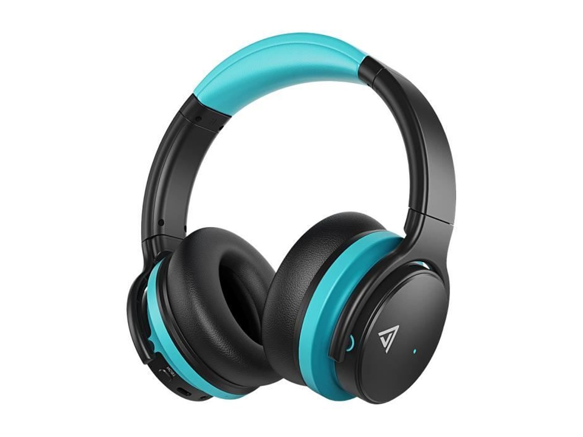 Fones De Ouvido Sem Fio Bluetooth Com Cancelamento De Ruído Ativo Cowin E7 Basic B Azul Celeste Brilvibera