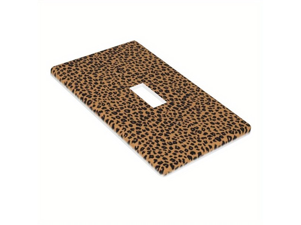 Capa De Interruptor Com Estampa De Leopardo, Decoraçãovayotoy