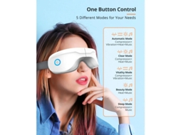 Massageador Ocular Com Calor Máscara Ocular Aquecida Com Música Bluetooth Massageador Facial Presente Para Cuidados Com Os Olhos Para Bestvite