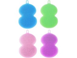 4 Esponjas De Silicone Para Lavar Louça De Qualidade Alimentar. Everley891