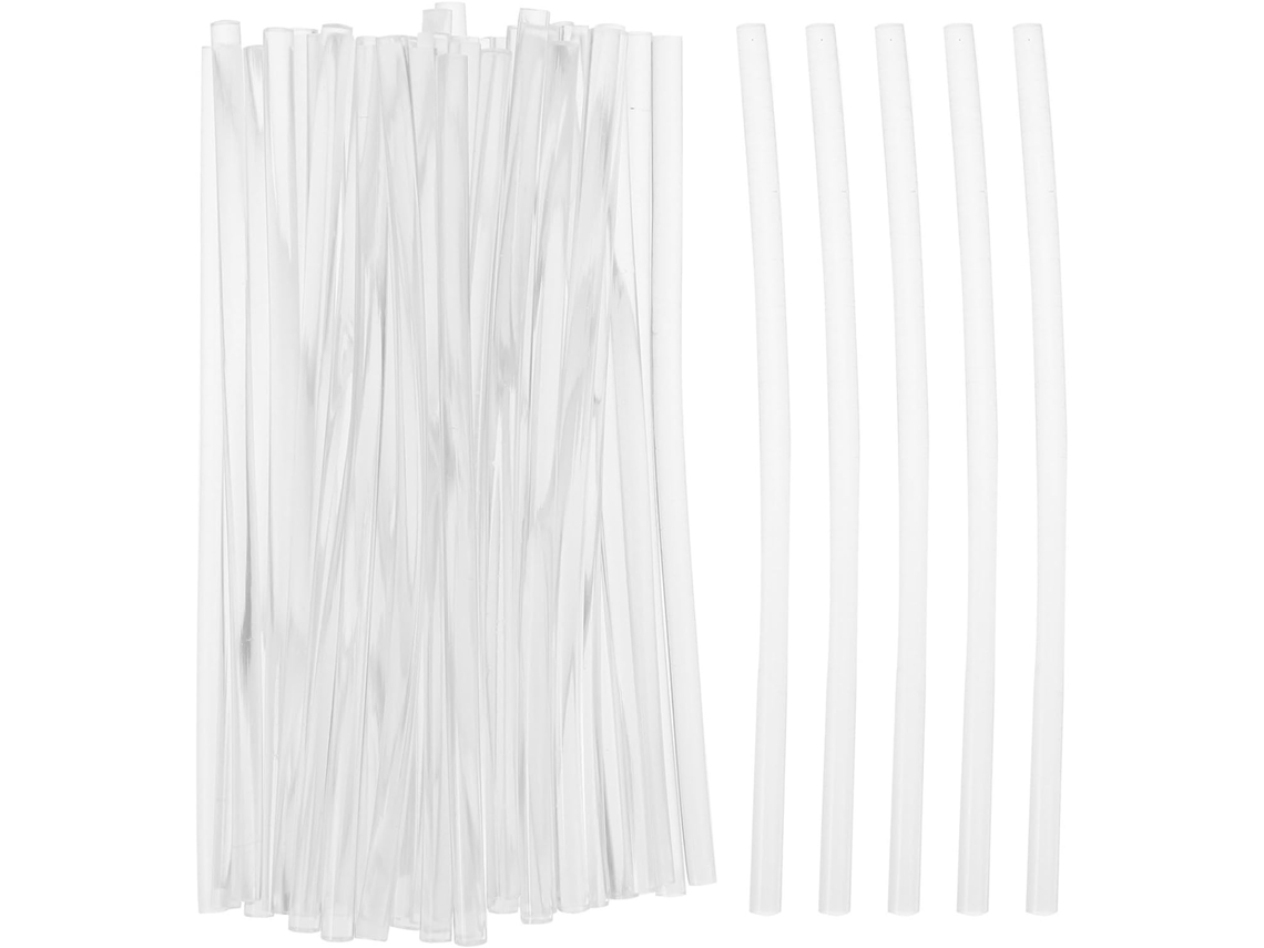 Conjunto de 50 Amosfun Varetas Cera para Lacrar Envelopes, Transparente Personalizar Cartões e Decorar Convi