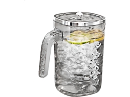 Jarra Para Chá Gelado, Jarra De Água Grossa E Inquebrável Com Tampa, Recipiente Para Suco Resistente Gokoco