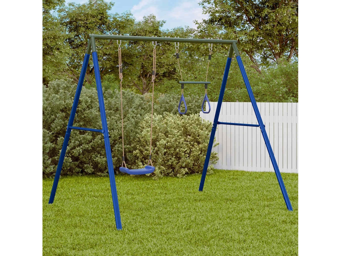 Vidaxl Conjunto De Baloiço Para Exterior Com Um Baloiço E Trapézio