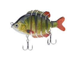 Isca Artificial Peixe Tilápia 8.5cm com Anzol Triplo