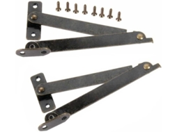 Conjunto De 2 Dobradiças Suporte Para Tampa Em Bronze Antigo Caixas Joias E Vitrines, Dobradiça De Ferro 4, 25 Polegadas