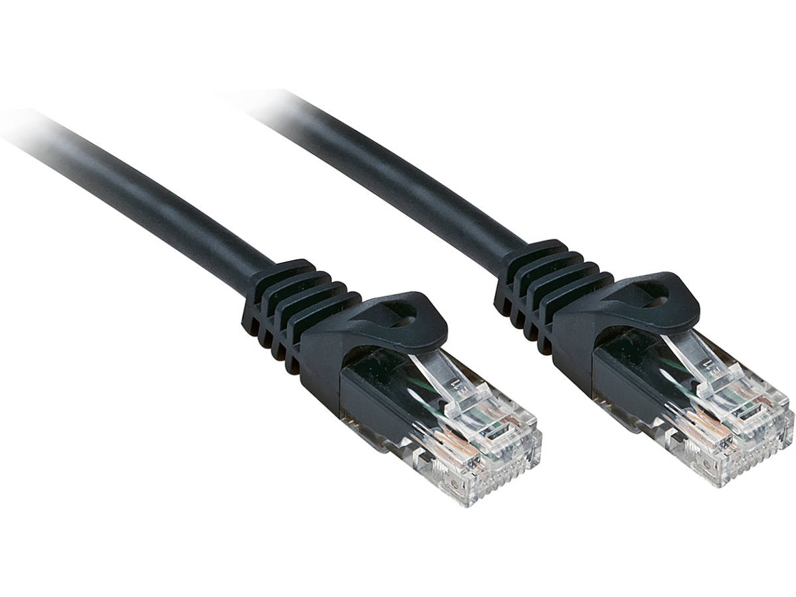 Cabo de Rede LINDY (RJ45 - 1 m - Preto)