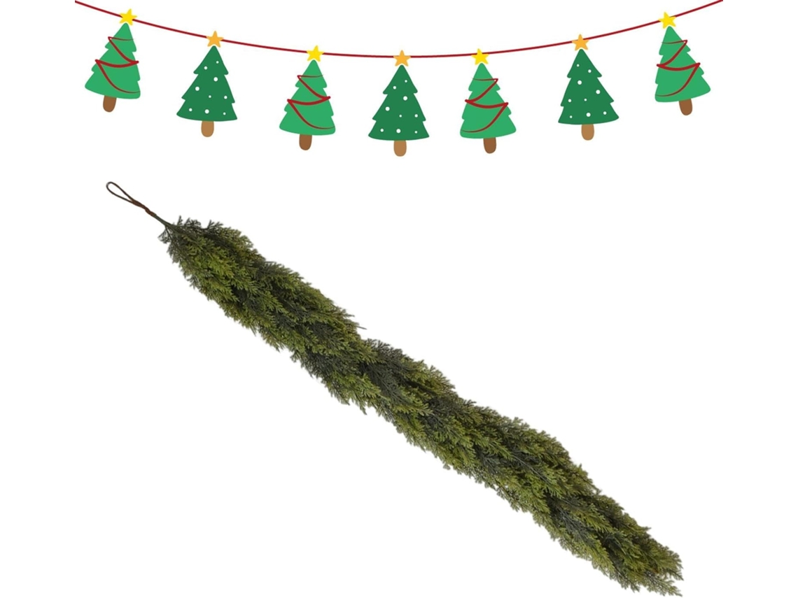 Guirlanda Artificial De Cedro Para O Natal