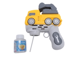 Máquina de Bolhas Elétrica Portátil Infantil 2026, Brinquedo Automático Manual de Engenharia em Formato de Carro, com Luz para Uso Interno e Externo.