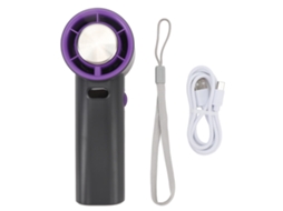 Ventilador portátil Primerox com compressor de gel, tela de tecido e USB.