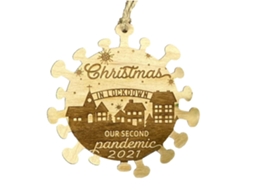 Pendant de Madeira de Natal 2021 LAXISCREED