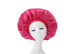2026 gorra de Seda Impermeável com Borda Larga Elástica para Dormir Tamanho Extra Grande para Cabelo Longo, Tranças e Cachos Roxa 1 Peça