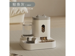 Alimentador Automático para Cães e Gatos com Fonte de Água, Grande Capacidade de Armazenamento de Ração AQUAFORGE