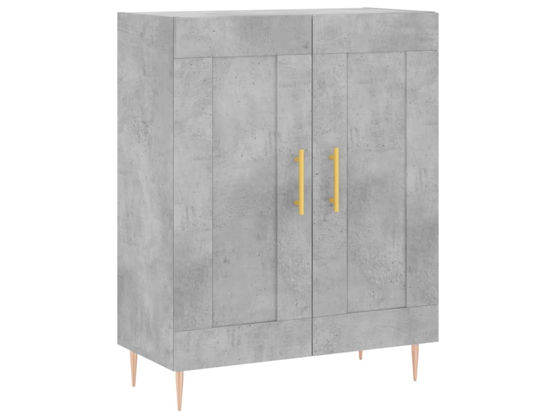Aparador 69,5x34x90 cm Madeira Processada Cinza Cimento MAISON EXCLUSIVE
