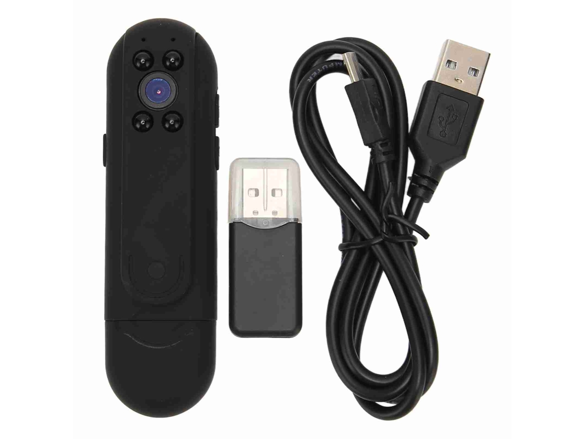 Aetheria câmara Mini 1080p Portátil Clip On para Reuniões Aulas Gravação de Vídeo com Visão Noturna