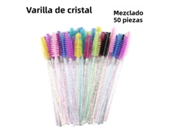 50 Pincéis Descartáveis para Sobrancelhas, Adequados para Extensões de Cílios, Rímel, Pincéis de Maquiagem, Etc. MDUG (cores Sortidas 1)