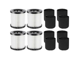 Conjunto De 4 Filtros De Reposição Para Aspirador De Pó E Água Dcv580h Dcv581h (sem Fio) 20v, Com 8 Filtros De Espuma._ptg