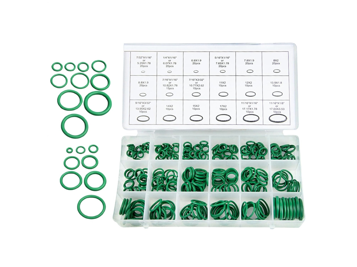Kit De 270 Aneis De Vedação De Borracha Ac