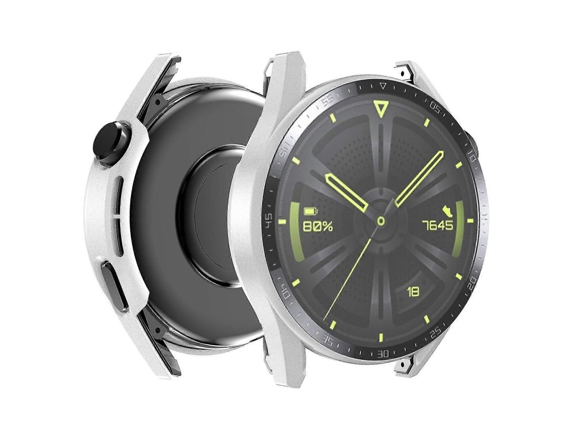 Capa fosca para Huawei Watch GT 3 46 mm, relógio inteligente com mostrador de vidro temperado e tela HD, design Ly Ebike