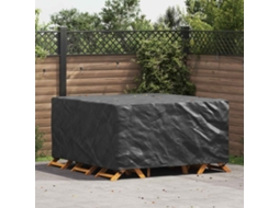 Vidaxl Capa Para Móveis Liso Preto 180 X 190 X 85 Cm 210d