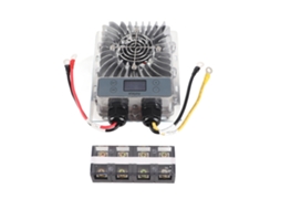 Controlador de carga solar MPPT 600W Abaixador, com tensão ajustável de 10V a 30V e função de display.