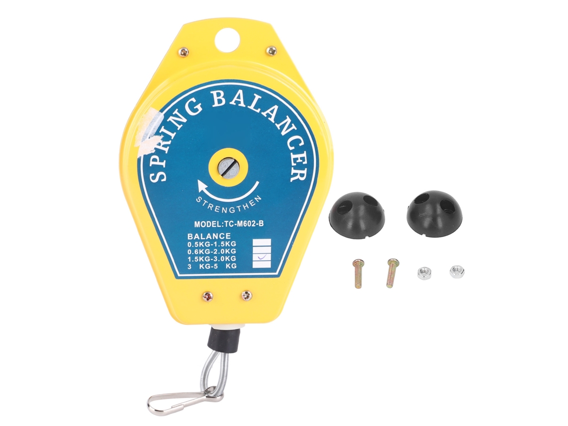 Balanceador de mola ajustável aço inox para suspender ferramentas 3.3 a 6.6lb