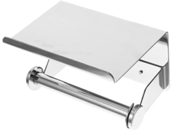 Suporte De Aço Inoxidável Para Papel Higiênico Com Prateleira De Parede