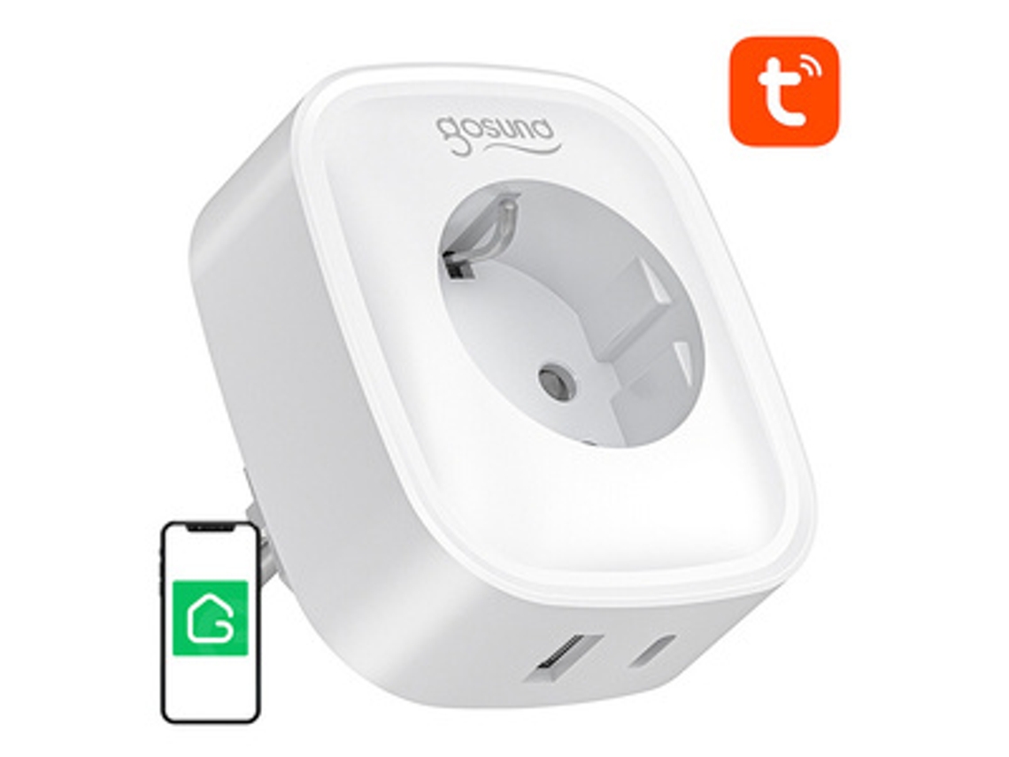 Gosund Sp6 16a Usb C 20w Tuya Smart Wifi/bluetooth Outtag Slowmoose