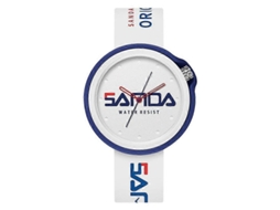 Relógio Esportivo De Quartzo Sanda 3200 Com Pulseira De Silicone Para Homens E Mulheres.