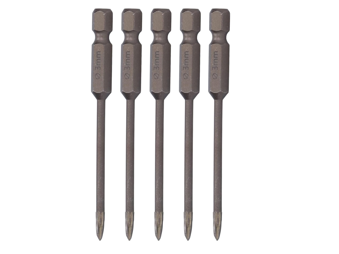 Broca De 5 Peças Com Encaixe Hexagonal 4 Polegadas Para Azulejo,