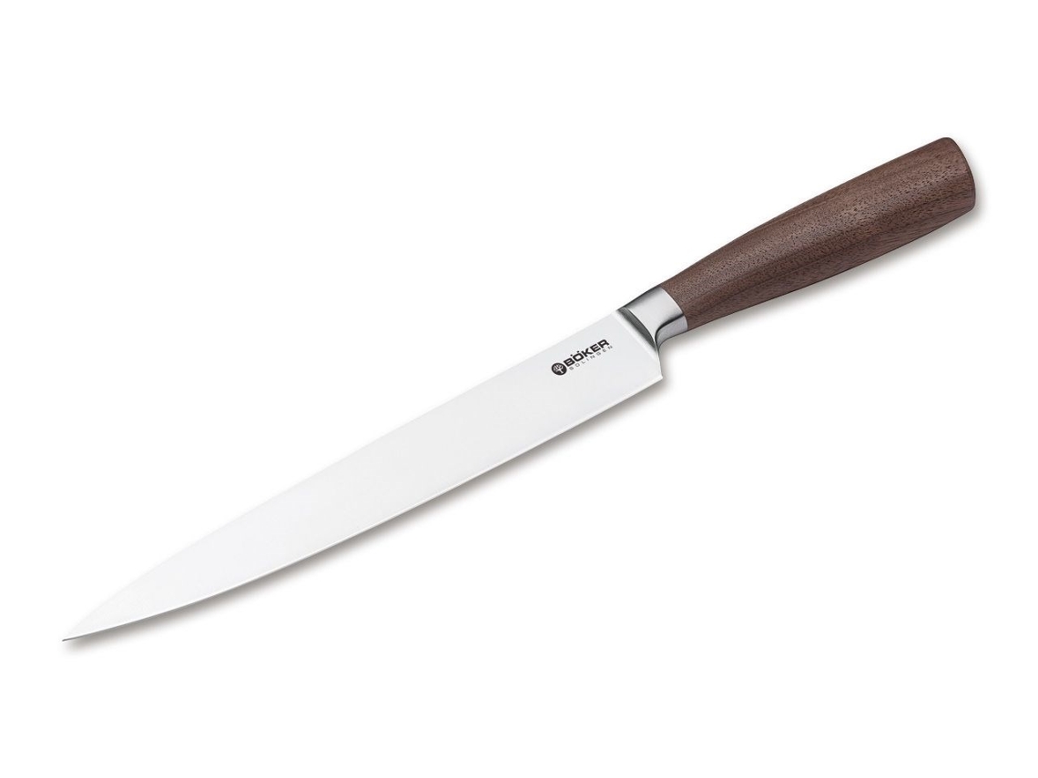 Böker Solingen Faca de presunto de nogueira com núcleo