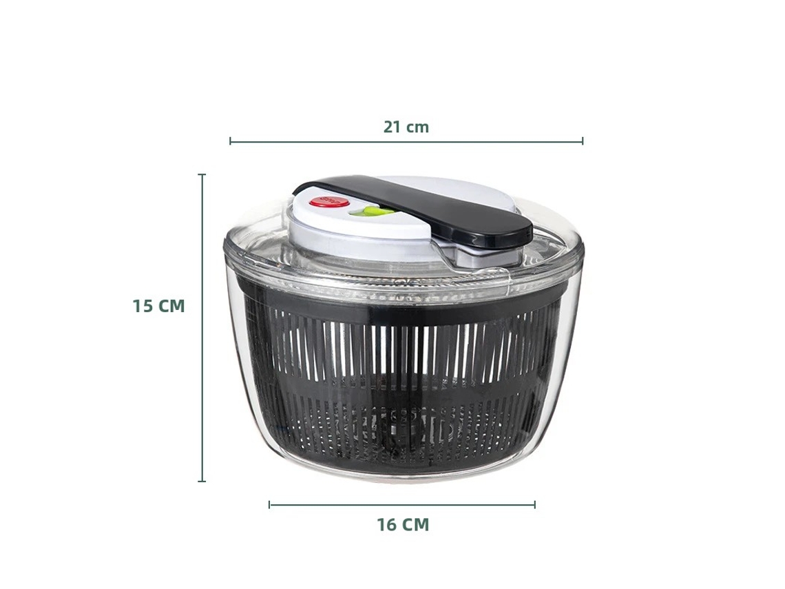 Desidratador Multifuncional de Beterraba, Desidratador de Vegetais, Máquina de Lavar Alface MDUG (preto)