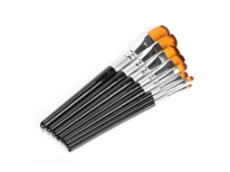 Set De 8 Pincéis De Pintura Para Artistas Com Cabelo De Nylon Para Pintura A Óleo, Acrílico E Água