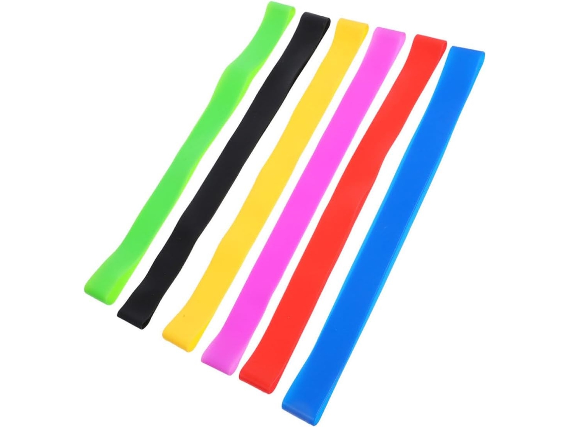 Ganazono 6-faixas Elásticas De Silicone Leves Para Toalhas Praia, Resistentes Às Intempéries, Ideais Para Viagens E Uso