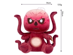 Boneco do Demogorgon Vermelho de Quatro Tentáculos Stranger Things GOKOCO