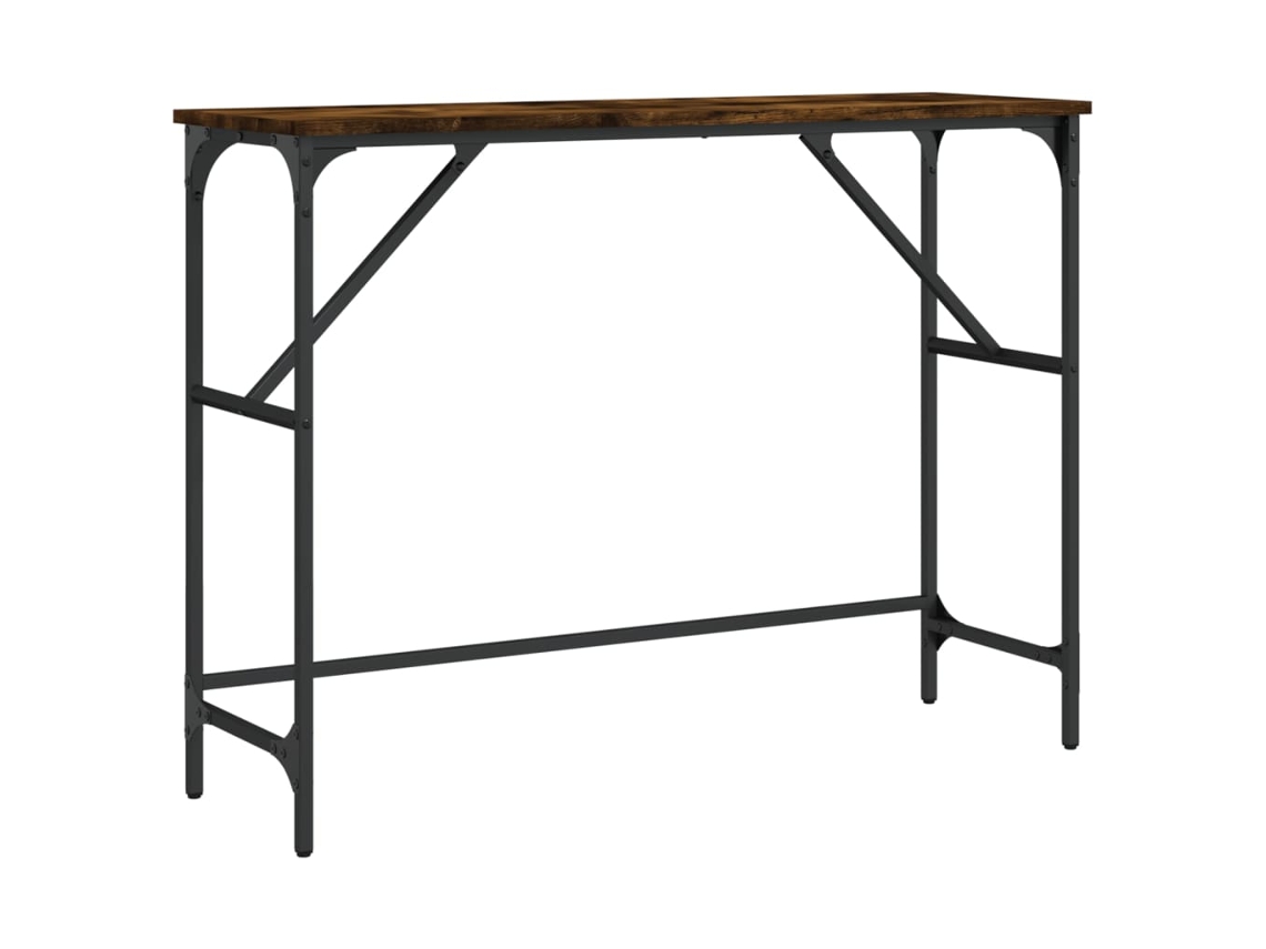 Console Table, Console Tables Vidaxl Marrom Madeira Processada (n/a)
