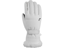 Luvas para Ski REUSCH (Unissexo - Branco - Tamanho 6)