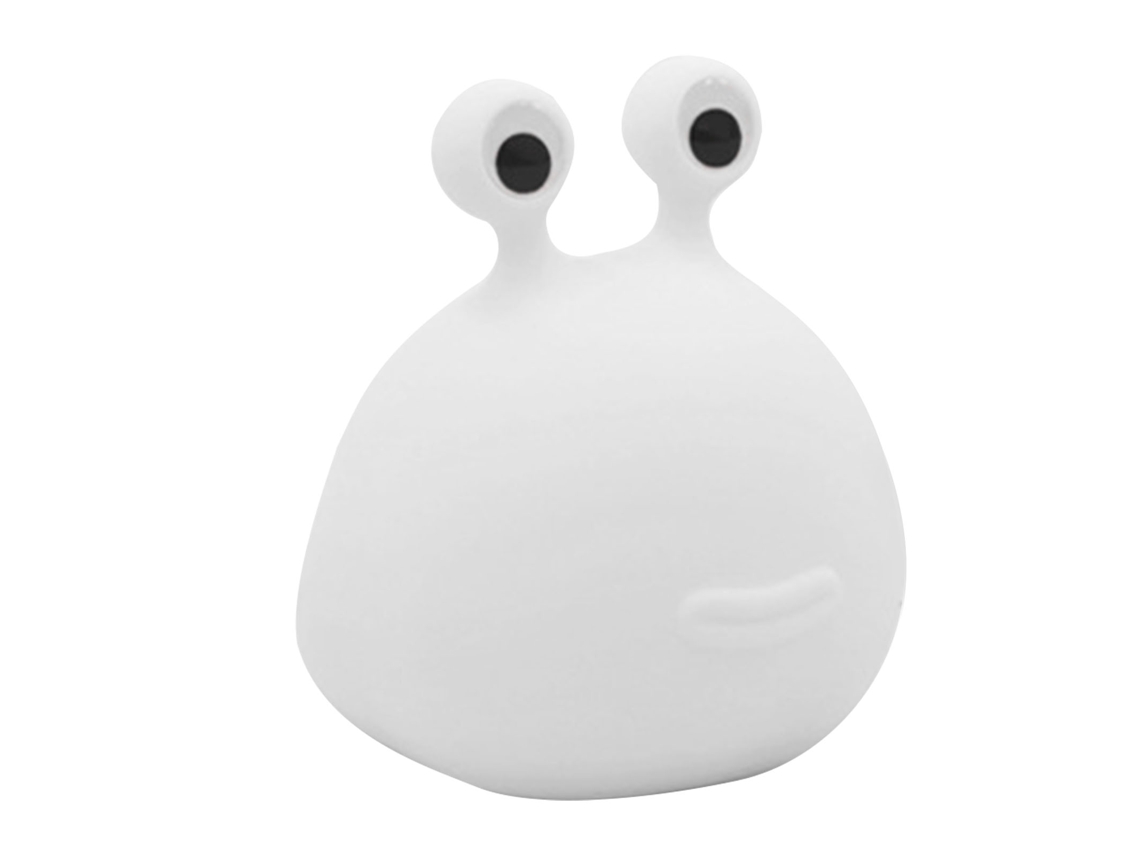 Rebe-lâmpada De Mesa De Silicone Regulável Com Luz Branca Quente 2800k Luz Noturna Fofa De Carregamento Usb