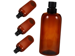 Conjunto De 4 Frascos De Viagem Vazios E Recarregáveis Para Shampoo E Loção.