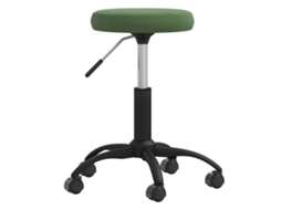 Vidaxl Cadeira De Jantar Veludo Verde-escuro