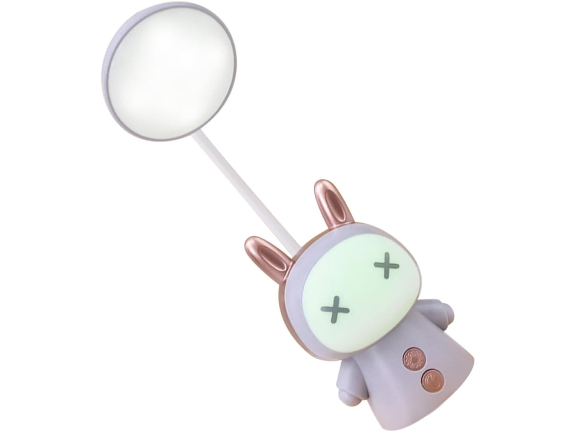 Luz Noturna Led Usb Doitool Para Meninos E Meninas, 3 Níveis De Brilho, Proteção Para Os Olhos, Feita De Plástico, Ideal
