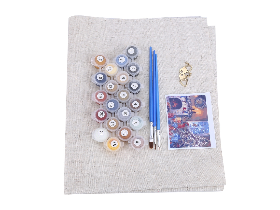 Laxiscreed Kit De Pintura Por Números Em Tela Digital Para Decoração E Presentes