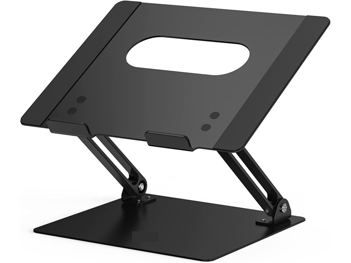 Suporte De Alumínio Para Laptop, Suporte Ergonômico Ajustável Para Laptops Air, Pro, Dell, Hp, Lenovo E Mais De 10 A 14 Polegadas Brilvibera (preto)