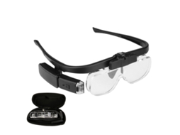 Lupa Com Lentes 4.5x E 2 Luzes Led, Lupa De Cabeça Para Joiaria, Relógios, Reparo Eletrônico E Passatempos