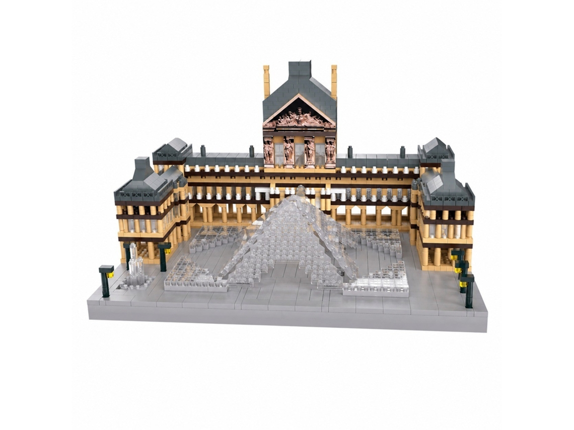 Conjunto De Microblocos De Construção, Museu Do Louvre