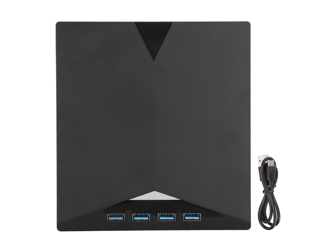 Unidade de Dvd Externa LAXISCREED com Cabo Type c e 4 Portas Usb 3.0