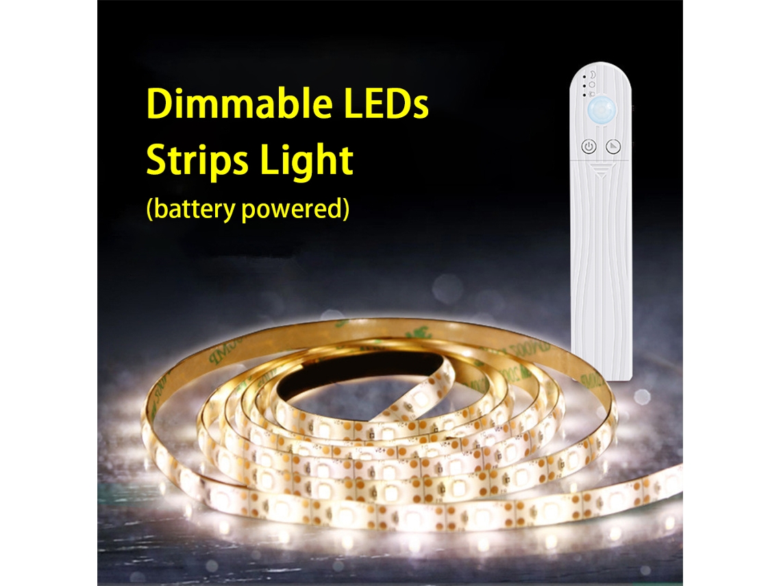 Rebe-tiras Led Reguláveis Com Sensor De Movimento Pir 3m 180led Para Tv, Escritório, Cozinha, Decoração E Lar