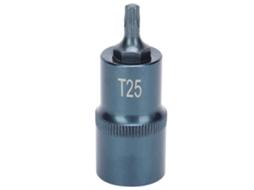 BIT de parafuso estrela soquete quadrado 1/2" em aço liga S2 55mm