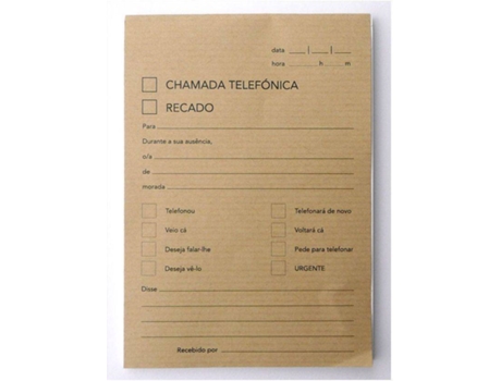 Livro de Recados, 50 Folhas