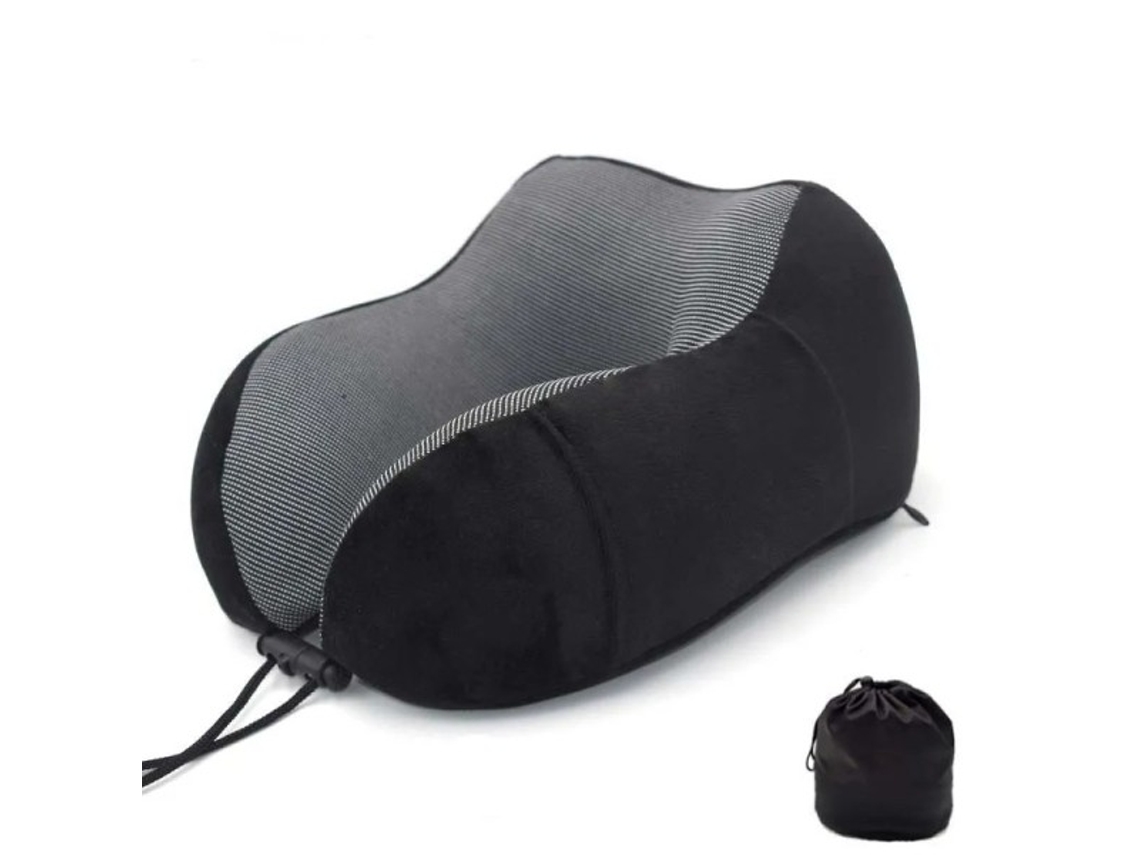 Travesseiro De Espuma Viscoelástica Para Pescoço, Encosto De Cabeça, Massagem, Viagem, Férias, Carro, Travesseiro Ortopédico Slowmoose