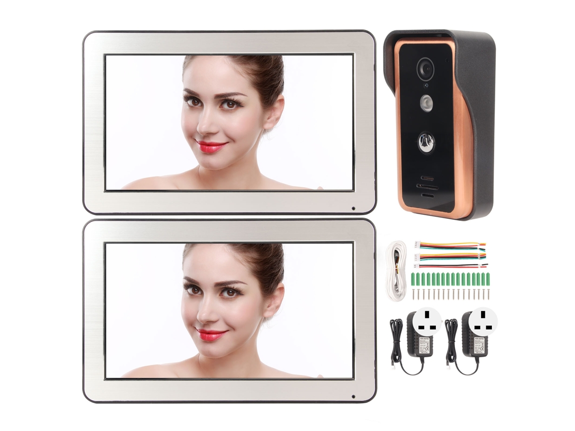 Campainha Inteligente Sem Fio 720p Com Lcd 10"